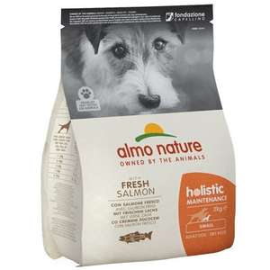 Almo Nature 狗糧推薦：Almo Nature Holistic 狗糧 三文魚 細粒裝 2kg (715)