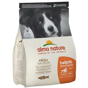 Almo Nature 狗糧推薦：Almo Nature Holistic 狗糧 三文魚 大粒裝 2kg (735)