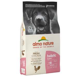 Almo Nature 狗糧推薦：Almo Nature Holistic 幼犬糧 雞肉 大粒裝 12kg (740)