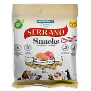 Mediterranean Natural 狗零食 Mediterranean Natural Serrano 狗零食 三文魚+吞拿魚 100g (68175)