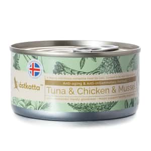Astkatta 貓罐頭 Astkatta 冰島罐 貓罐頭 抗增强活力主食配方 白鰹吞拿雞肉貽貝 170g (P00021-1)