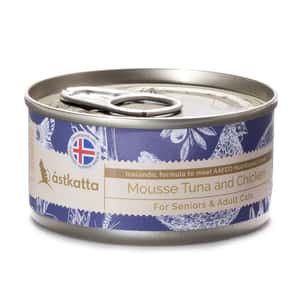 Astkatta 貓罐頭 Astkatta 冰島罐 高齡貓罐頭 Mousse系列 吞拿魚雞肉慕絲 80g (P00059)