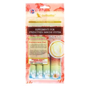 Astkatta 貓零食 Astkatta 貓零食 營養肉泥 增強免疫系列 新鮮走地雞+藍背三文魚 14gx4 (P00043)