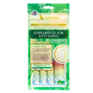 Astkatta 貓零食 Astkatta 貓零食 營養肉泥 增強活力系列 白鰹吞拿魚+新鮮走地雞+南瓜 14gx4 (P00048)