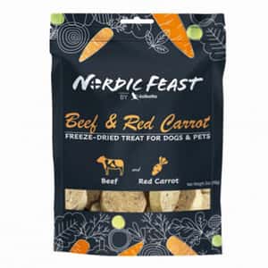 Nordic Feast 貓零食狗零食 Nordic Feast 凍乾貓狗小食 牛肉+紅蘿蔔 58g (P00083)