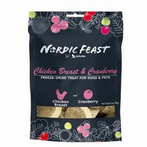 Nordic Feast 貓零食狗零食 Nordic Feast 凍乾貓狗小食 雞胸+小紅莓 58g (P00084)