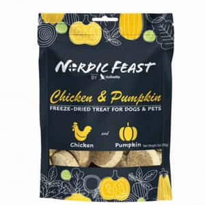 Nordic Feast 貓零食狗零食 Nordic Feast 凍乾貓狗小食 雞肉+南瓜 58g (P00085)