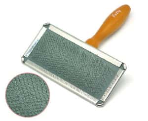 Petiy Beauty 用具嚴選 兩段結構木柄鋼絲梳毛刷 細碼 (短毛貓犬用) (Y91024) (圖片3)