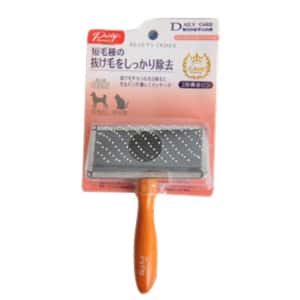 皮膚毛髮護理 清潔美容用品 Petiy Beauty 用具嚴選 兩段結構木柄鋼絲梳毛刷 中碼 (短毛貓犬用) (Y91025)