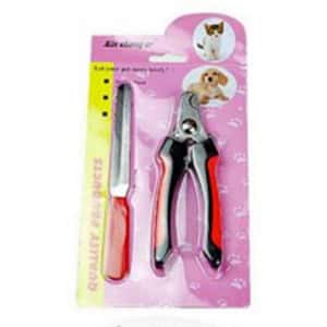 其他 清潔美容用品 寵物牽 指甲鉗連銼刀套裝 細碼 (貓犬用)