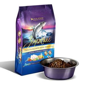 Zignature 狗糧推薦：Zignature 狗糧 全犬種無穀物 鱒魚及三文魚配方 細粒裝 12.5lb (ZI-STR2)