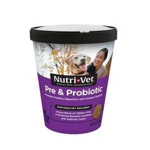 Nutrivet 狗狗保健用品推薦：Nutrivet 犬用益生菌+益生原軟肉粒 120粒 (NV66022)