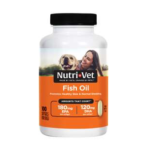 Nutrivet 狗狗保健用品推薦：Nutrivet 魚油膠囊 100粒 (NV99901)