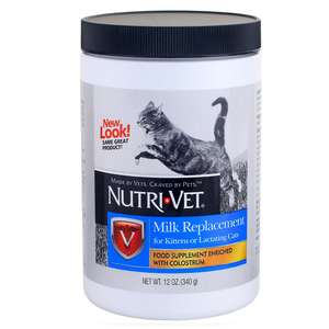 Nutrivet 貓咪保健用品推薦：Nutrivet 貓奶粉 添加牛初乳 12oz (NV99878)