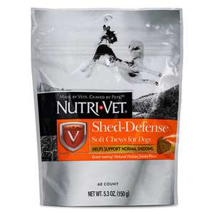 Nutrivet 狗狗保健用品推薦：Nutrivet 犬用防掉毛軟肉粒 5.3oz (NV11820)
