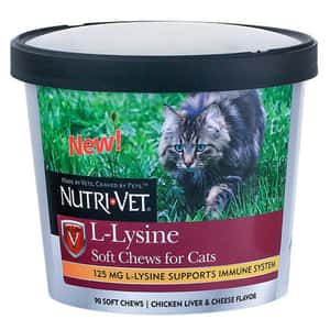 營養膏 保充劑 貓咪保健用品 Nutrivet 貓軟粒 雞肉+芝士味 90粒