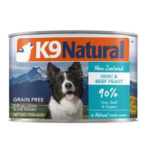K9 Natural 狗罐頭 K9 Natural 狗罐頭 主食罐 牛肉及藍尖尾鱈魚盛宴 170g (K9-C-HB170)