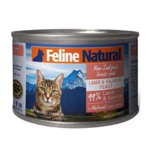 Feline Natural 貓罐頭 Feline Natural 主食貓罐頭 羊肉及三文魚盛宴 170g (F9-C-LS170)