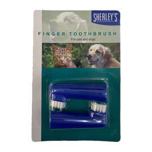 Beaphar SHERLEY'S 莎莉絲貓狗通用手指型牙刷 2支裝 (17614) (圖片3)