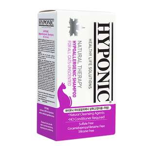HYPONIC 貓咪清潔美容用品推薦：HYPONIC 極致低敏原始無味貓用沖涼液 100ml (HC6569)