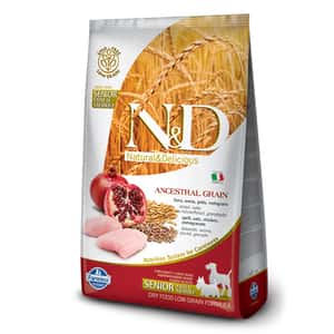 Farmina NandD 狗糧 Farmina N&D 狗糧 低穀物狗糧 老年犬配方 石榴+雞 2.5kg (NDLDS025)