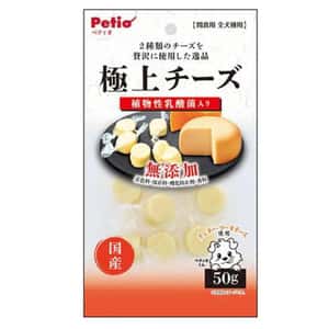 Petio 狗零食 Petio 狗零食 極上 日本產無添加 車打&高達芝士粒 (+乳酸菌) 50g (90503015)