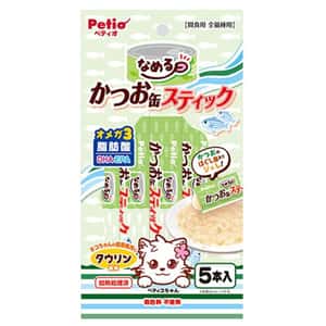 Petio 貓零食 Petio 貓零食 鰹魚貓濕糧條 (牛磺酸・DHA・EPA+) 5支裝 (90602907)