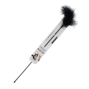 逗貓棒 貓玩具 Petio necoco 逗貓棒 黑色蓬鬆羽毛 (91602631)