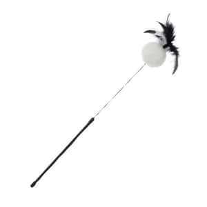 逗貓棒 貓玩具 Petio necoco 逗貓棒 蓬鬆毛球&羽毛 (91602632)