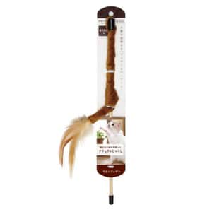 逗貓棒 貓玩具 Petio necoco 天然緞帶 木天蓼逗貓棒 附羽毛 (91602351)