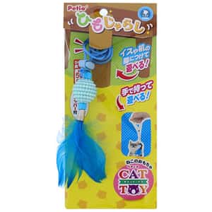 CATTOY 多玩法手持逗貓棒 藍色羽毛 (圖片3)