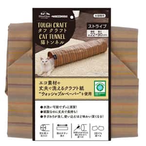 Ethical Door 狗玩具 Petio Ethical Door 可洗環保牛皮紙貓隧道 條紋 (91602714)