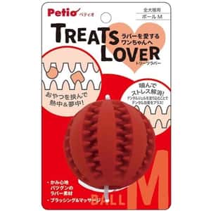 Petio 狗玩具 Petio TREATS LOVER 潔齒零食狗玩具球 可塗牙膏 M (91602726)