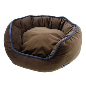 寵物床墊 貓床墊 Petio necoco 貓用絲絨可手洗保暖睡床 遠赤棉使用 啡色