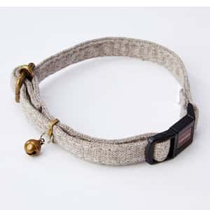 其他 Petio necoco 抗菌鈴鈴經典貓頸帶 灰色