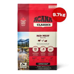 ACANA 狗糧推薦：ACANA愛肯拿 無穀物狗糧 經典紅肉 9.7kg (新包裝) (ADCR10K)