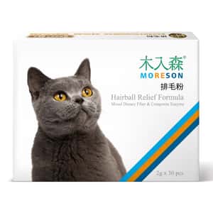 貓咪去毛球 貓咪保健用品 木入森MORESON 貓咪保健品 排毛粉 貓草風味 2g x 30包 (MRSC004)