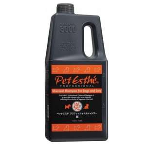 Pet Esthe 貓犬用清潔美容用品推薦：Pet Esthe貝特愛思 洗毛液 專業用系列 原產炭及竹炭 貓犬配方 3L (PES0762)