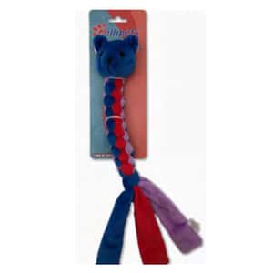 Billipets 狗玩具 Billipets 狗玩具 三色編織長圓身貓 藍色 40cm (NS-16256)