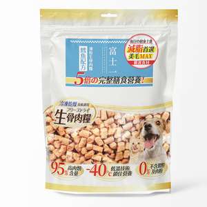 富士一 小食 貓零食 寵物零食推薦：富士一 凍乾 貓狗糧 生骨肉主食糧 鱈魚配方 500g