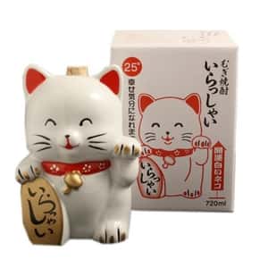 其他燒酎 燒酎 Shochu 藤居酒造 開運祈願 白色招財貓 麥燒酎 720ml