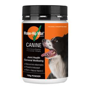 狗狗保健用品推薦：RoseHip 澳寵瑰寶® 澳洲玫瑰果籽 犬用 關節維生素 150g (301)