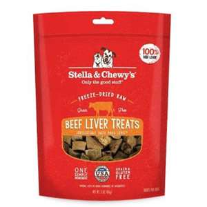 Stella & Chewy's 狗零食推薦：Stella & Chewy's 狗小食 凍乾生肉内臟小食系列 牛肝 3oz (TRT-BL-3)