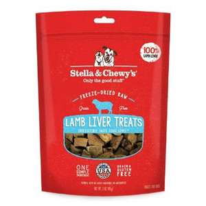 Stella & Chewy's 狗零食推薦：Stella & Chewy's 狗小食 凍乾生肉内臟小食系列 羊肝 3oz (TRT-LL-3)