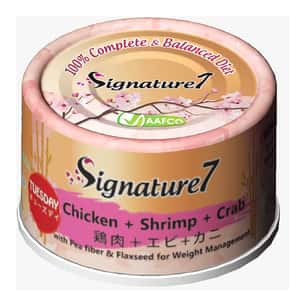Signature7 貓罐頭 無穀主食罐 雞肉+蝦+蟹柳 70g (新舊版隨機) (S7-285528) (圖片3)