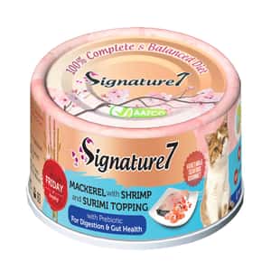 Signature7 貓罐頭 無穀主食罐 鯖魚+蝦70g (新包裝) (S7-285559) (圖片3)