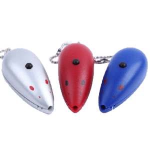 其他 貓玩具 小老鼠形激光逗貓玩具 (顏色隨機)