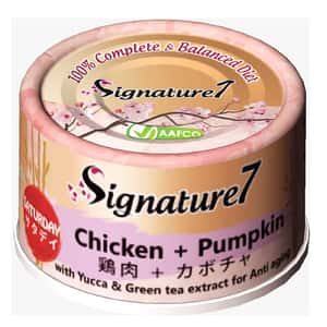 Signature7 貓罐頭 無穀主食罐 雞肉+南瓜 70g (新舊版隨機) (S7-285566) (圖片3)