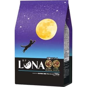 Petline 貓糧 日本Petline 貓糧 LUNA 成貓用 日本國產 鰹魚扇貝+雞肉 720g (紫藍)