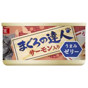PetLine 貓罐頭 貓濕糧推薦：日本Petline 貓罐頭 吞拿魚達人系列 三文魚 80g (TC17)
